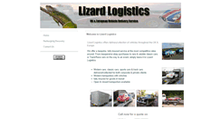 Desktop Screenshot of lizardlogistics.com
